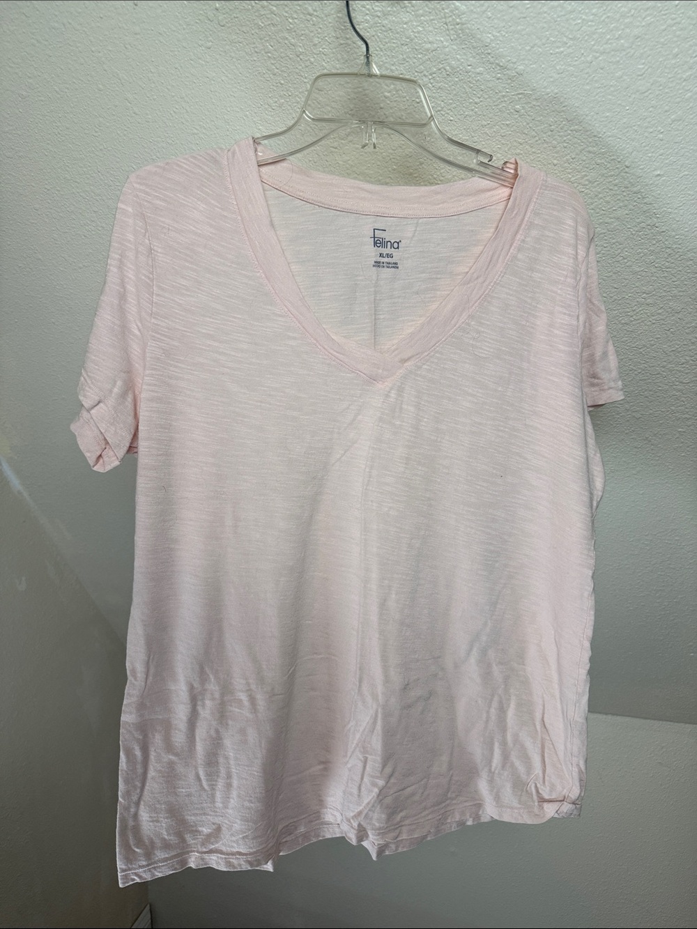 FELINA Pink Short SLeeve Tee XL